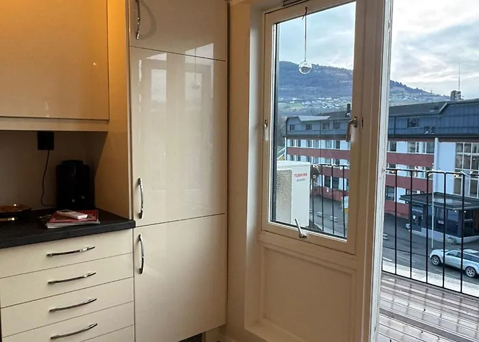 Lägenhet 1 Minute To The Train Station - Exclusive Penthouse! Voss